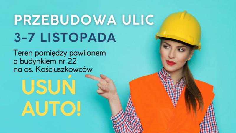 OSIEDLE KOŚCIUSZKOWCÓW - przeparkowanie samochodów