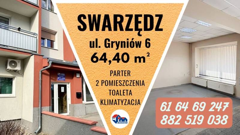 LOKAL UŻYTKOWY  do wynajęcia - 64,4m² 